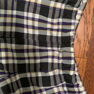 Plaid Skirt with Zipper
